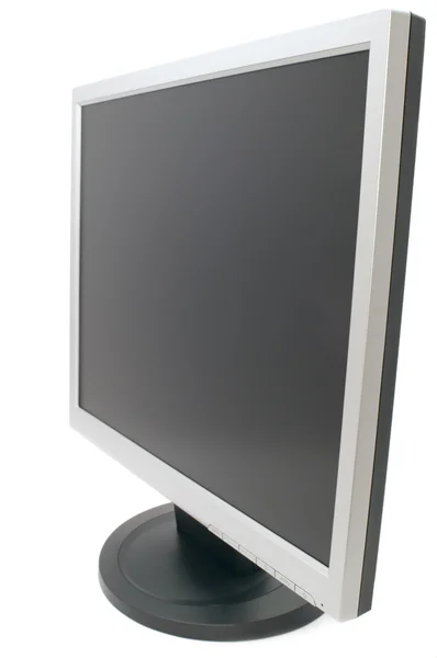 Monitor makro na białym tle — Zdjęcie stockowe