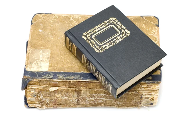 Antigo e novo livro — Fotografia de Stock
