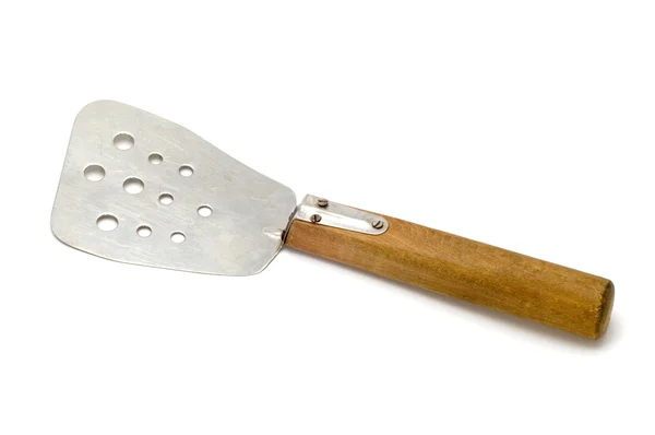 Old trowel on white — Stock Photo, Image