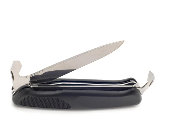 Open flic knife macro — Stock Photo, Image