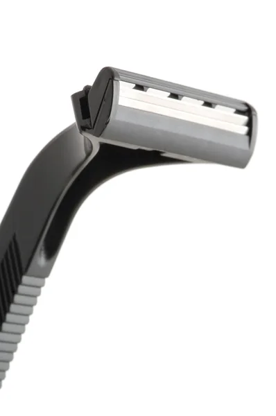 Navaja de afeitar de seguridad en blanco —  Fotos de Stock