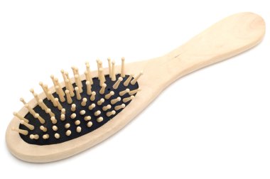 Wood hairbrush clipart
