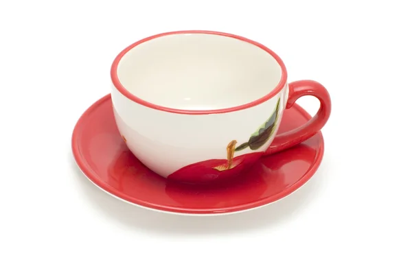 Чашка чая и блюдце — стоковое фото