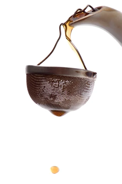 Çay süzgeci makro — Stok fotoğraf