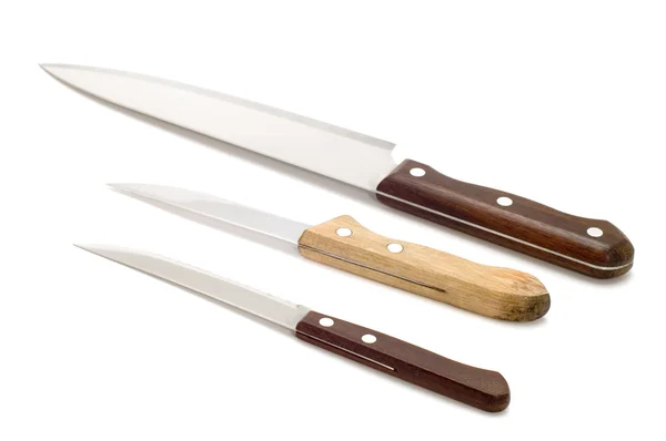 Три ножа — стоковое фото