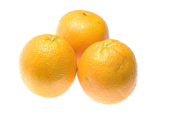 Три помаранчевої — стокове фото