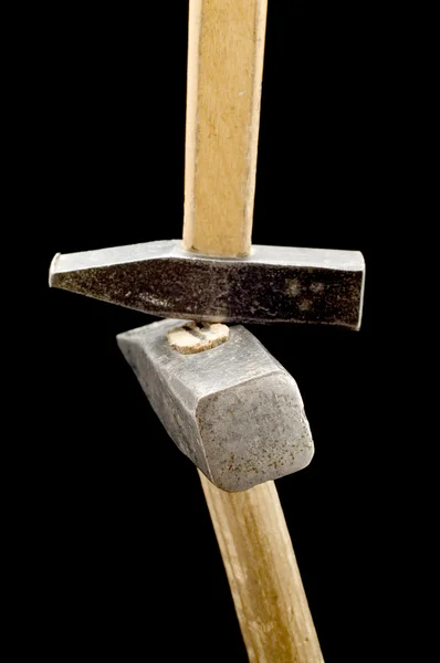 Dois martelo de madeira — Fotografia de Stock
