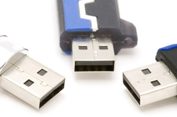 USB-flashgeheugen close-up — Stockfoto