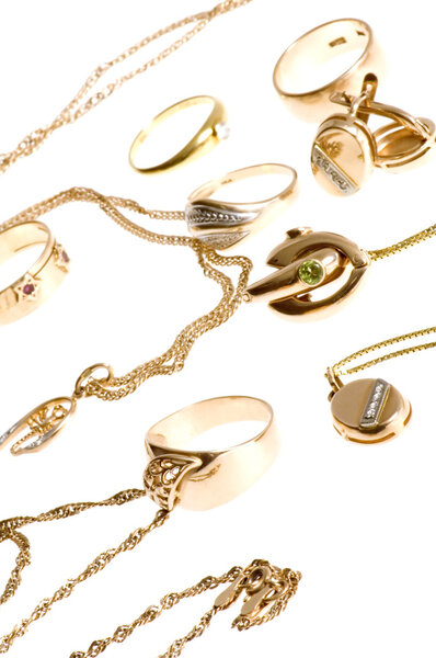 Valuable on white macro