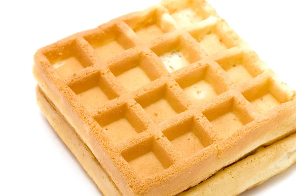 Macro de waffles — Fotografia de Stock