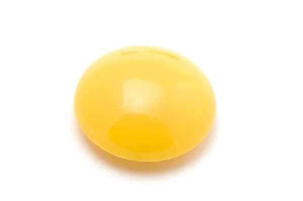 Yellow button — Stock Photo, Image