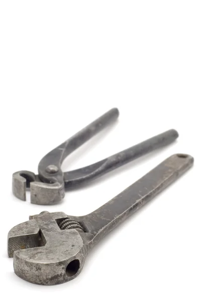 Wrench with pliers — Stock Photo, Image