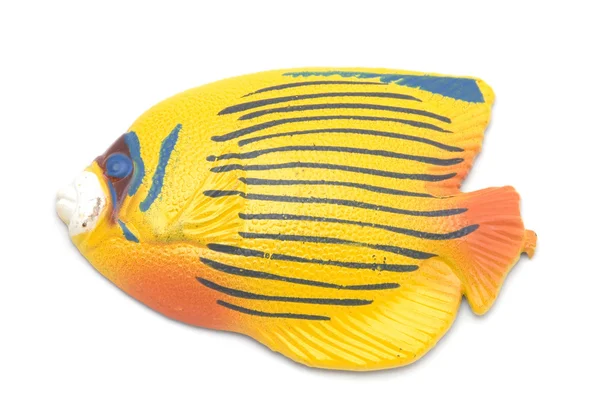 Магнит жёлтой рыбы — стоковое фото
