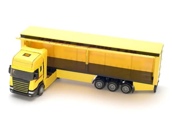 Caminhão amarelo — Fotografia de Stock