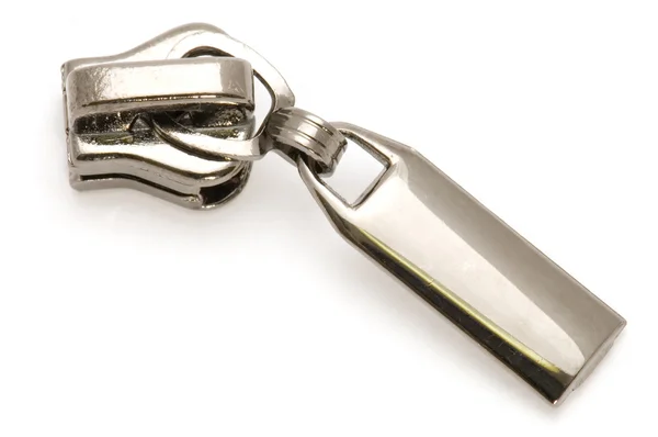 Zipper em branco — Fotografia de Stock