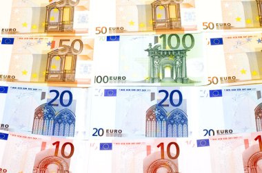 Bank note Euro clipart