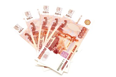 Bank paper rouble clipart