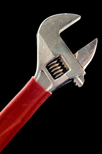 Adjustable spanner close up — Stock Photo, Image