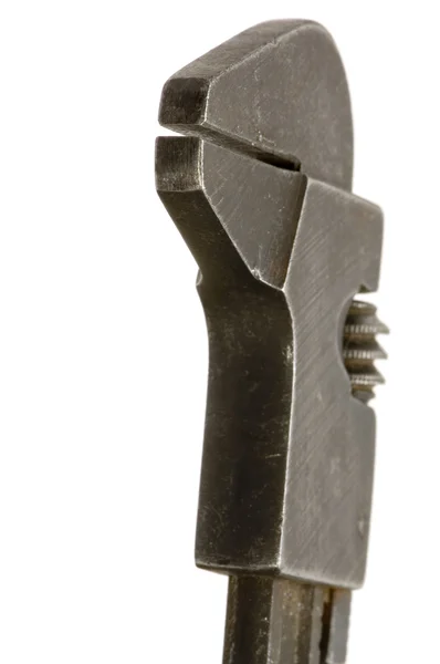Adjustable wrench macro — Stock Photo, Image