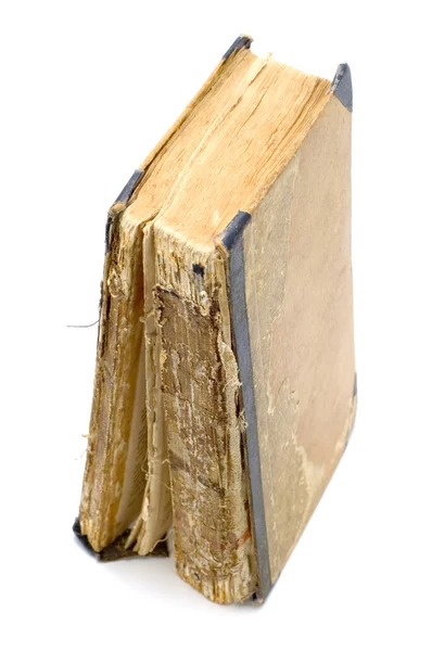 Livro antigo macro — Fotografia de Stock