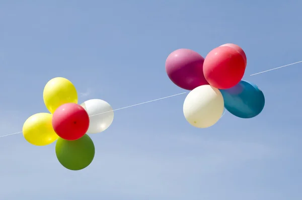 Ballons on sky — Stock Photo, Image