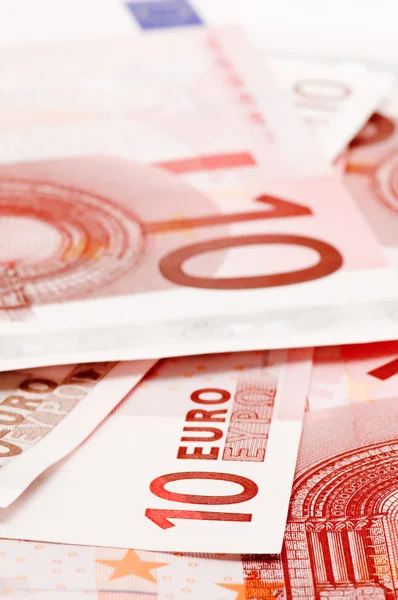 Banconote da dieci euro — Foto Stock