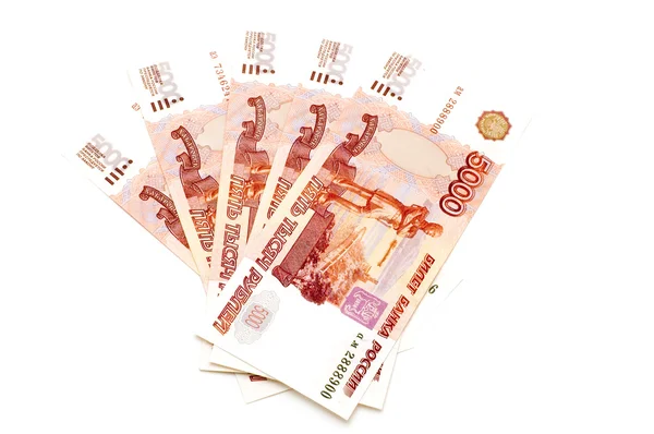 Bank papper rubel — Stockfoto