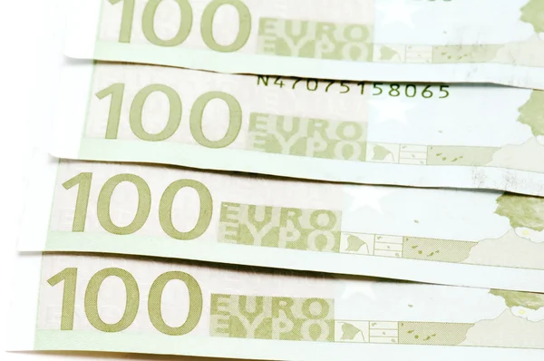 Банкнотно сотень євро — стокове фото
