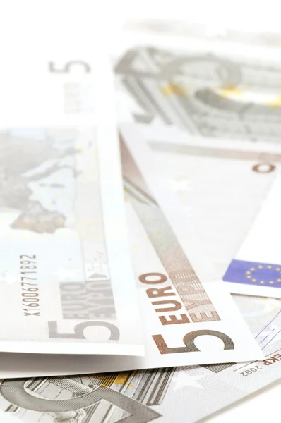 Банкнота п'ять євро — стокове фото