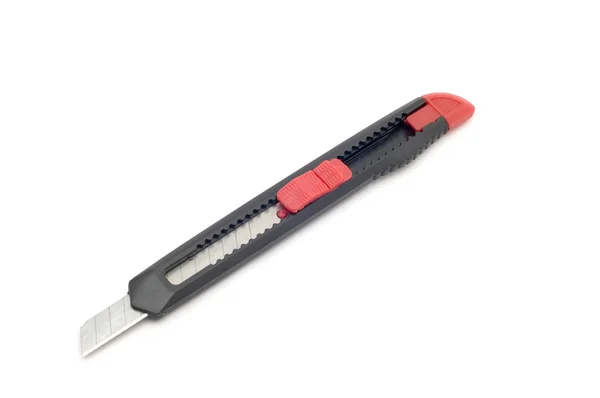 Black paper cut knife — Stock Photo, Image