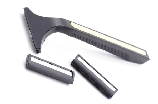 Maquinilla de afeitar de seguridad negra — Foto de Stock