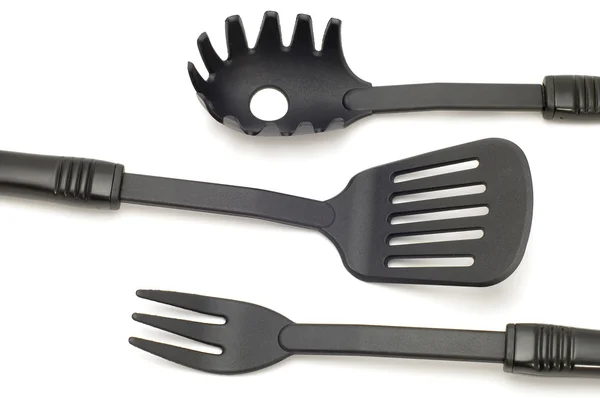Black utensil close up — Stock Photo, Image