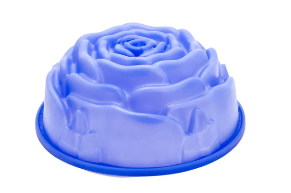Forma azul para torta — Fotografia de Stock