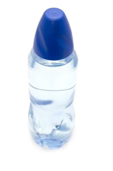 Garrafa de plástico azul — Fotografia de Stock
