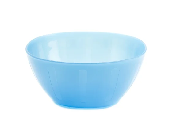 青いプラスチック皿 — ストック写真
