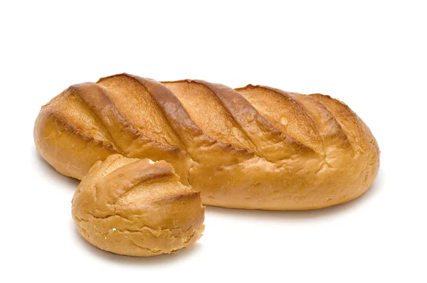 Trzymać chleb biały — Zdjęcie stockowe