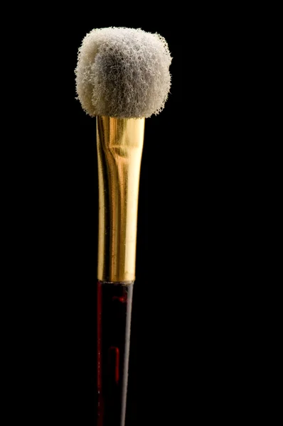 Yüz siyah fırça — Stok fotoğraf