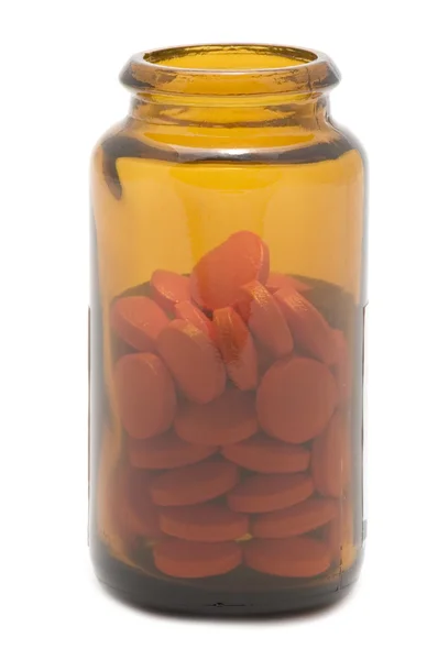 Palackok és tabletták — Stock Fotó