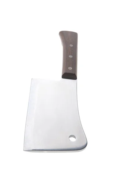 Большой кухонный нож крупный план — стоковое фото
