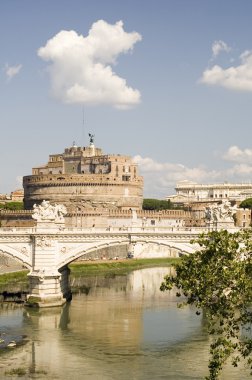 Bridge and Castle Sant Angelo clipart