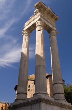 Column on rome forum clipart