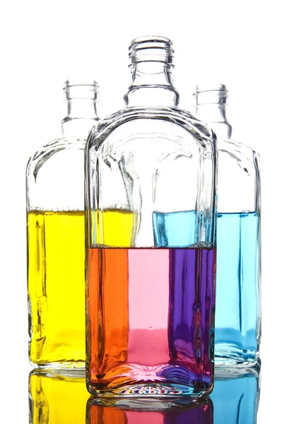 Bottle with liquid — Stock Photo, Image