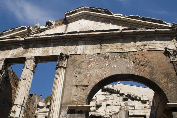 Aufbauend auf dem Forum Romanum in Italien — Stockfoto