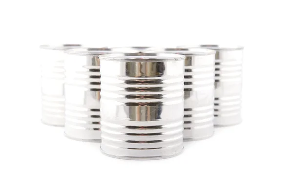 Canned goods closeup — Stock Photo, Image