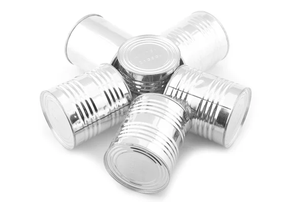 Canned-goods macro — Stock Photo, Image