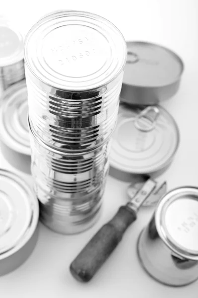 Canned-goods closeup — Stock Photo, Image