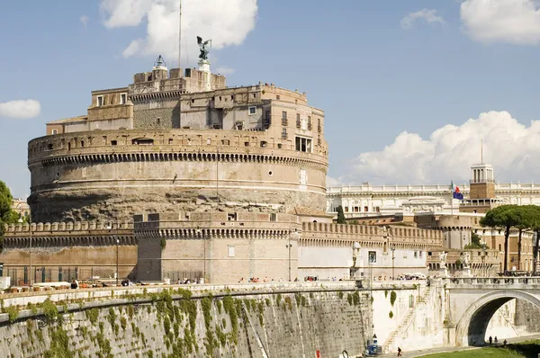 Slottet st angelo i Rom stad — Stockfoto