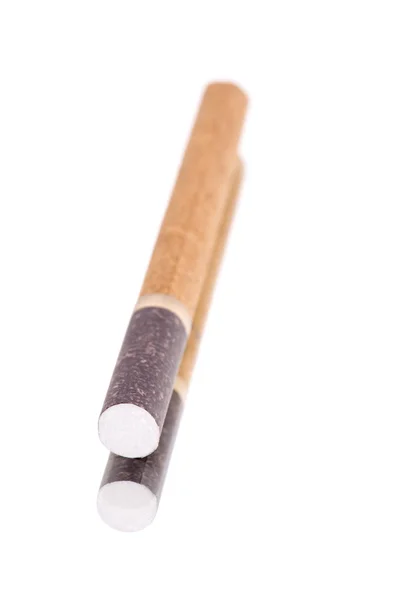 Cigarill på vit — Stockfoto