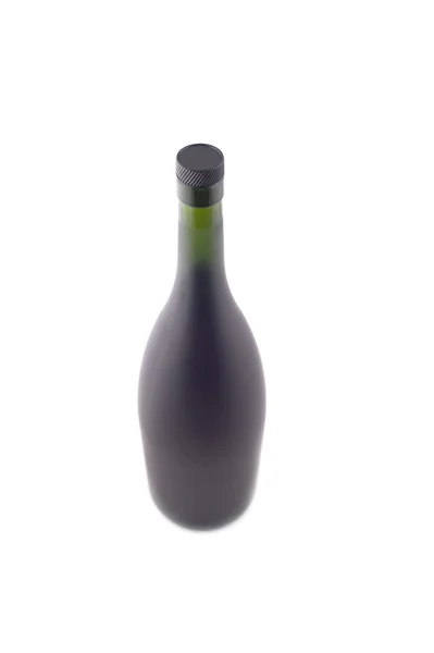 Cognac bottle closeup — Stock Photo, Image