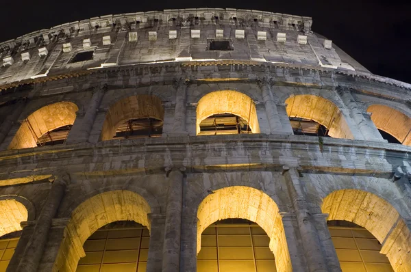 Koloseum v Itálii closeup — Stock fotografie